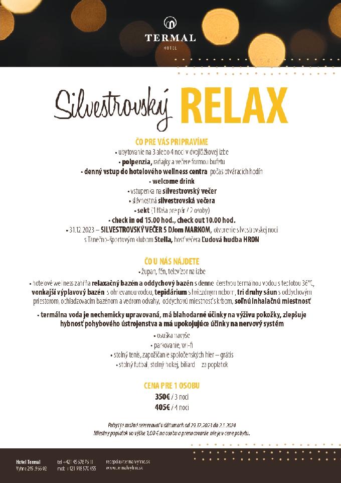 SILVESTROVSKÝ relax