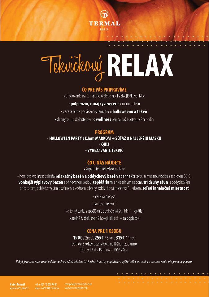 TEKVIČKOVÝ relax