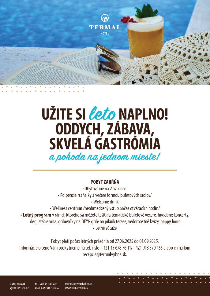 LETNÝ RELAX